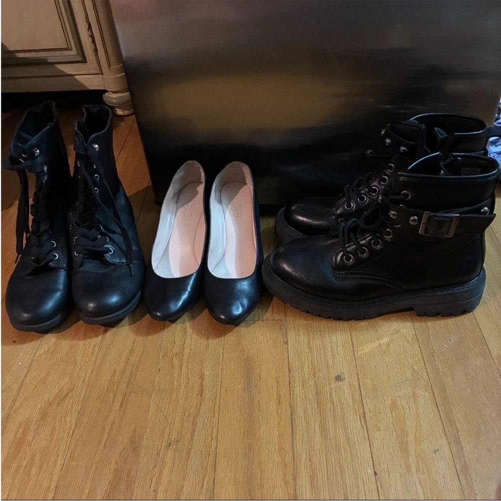 Steve madden black chunky boot - Picture 5 of 5
